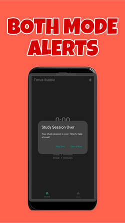 Mode Alerts - Study Session Over